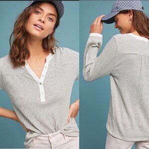 Anthropo Dolan Ferry Striped Long Sleeve Henley